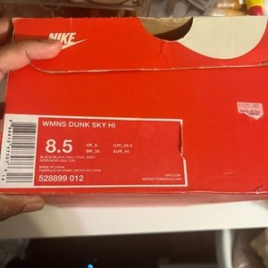 Women Dunk Sky Hi Hidden Wedge Sneaker